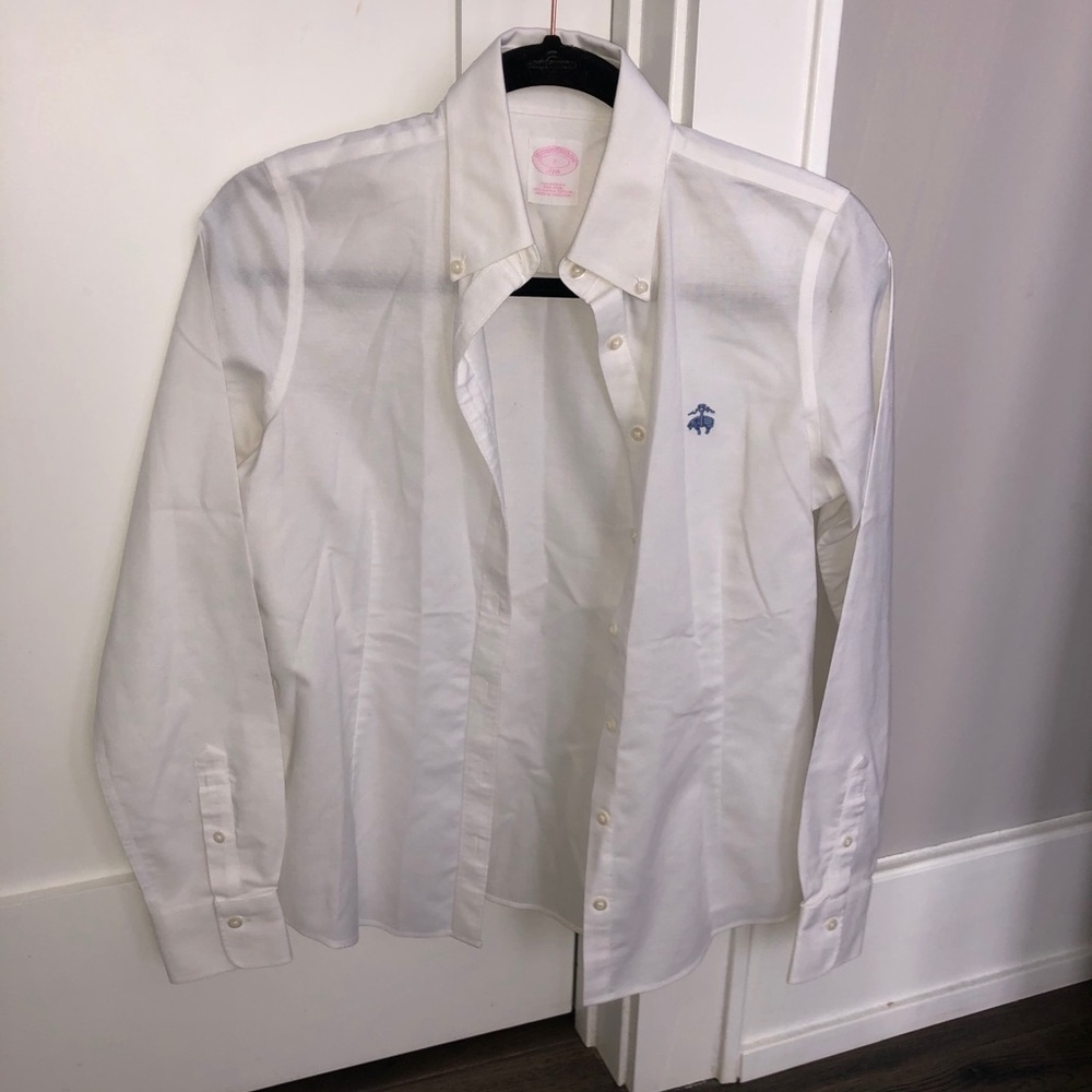 Brooks Brothers white button down